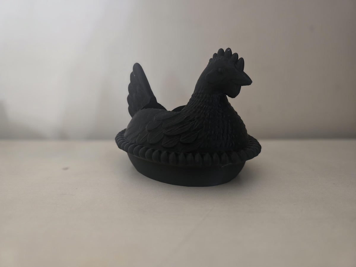Black chicken soap dispenser holder