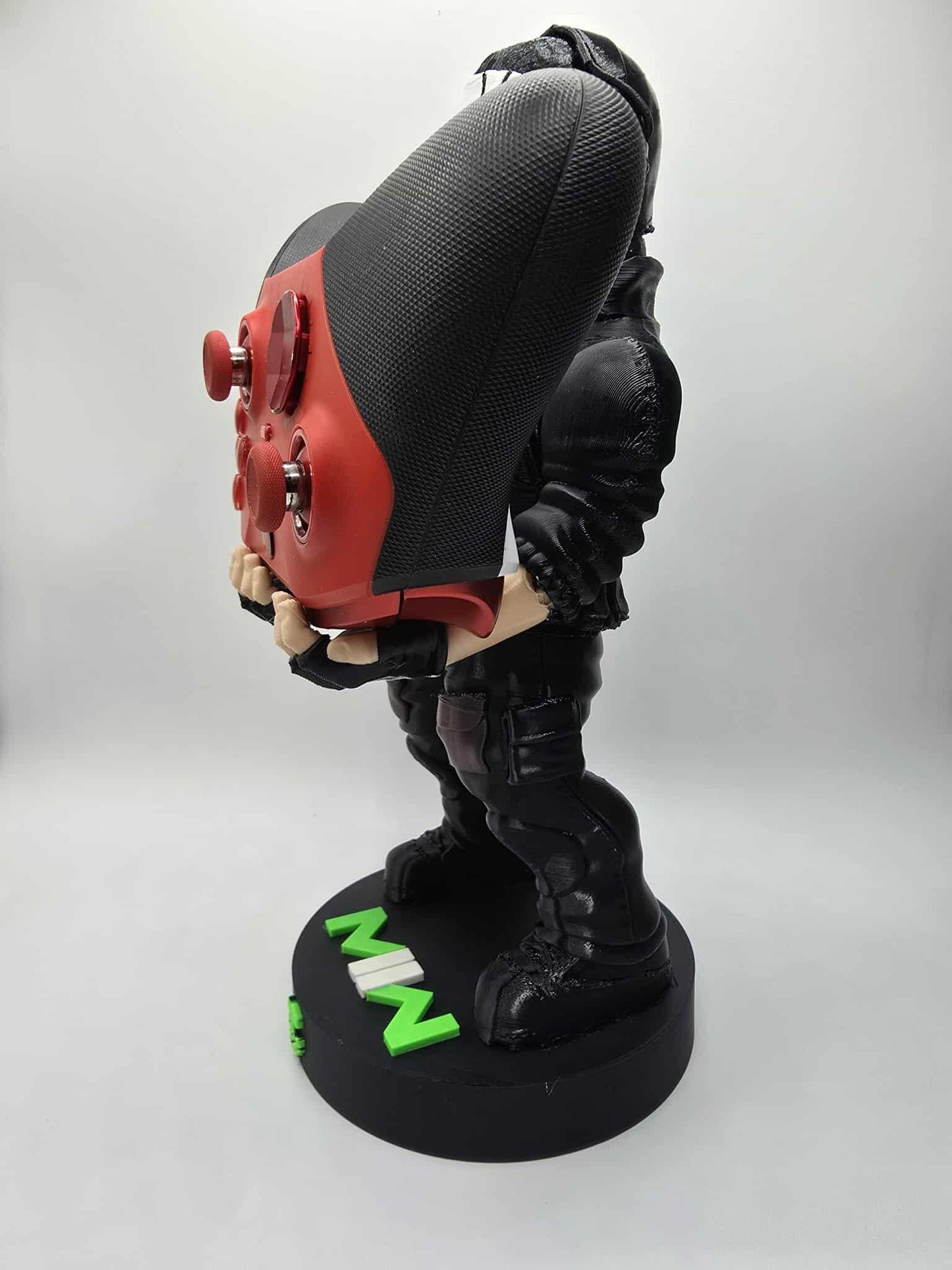 Rear view of the tactical controller holder