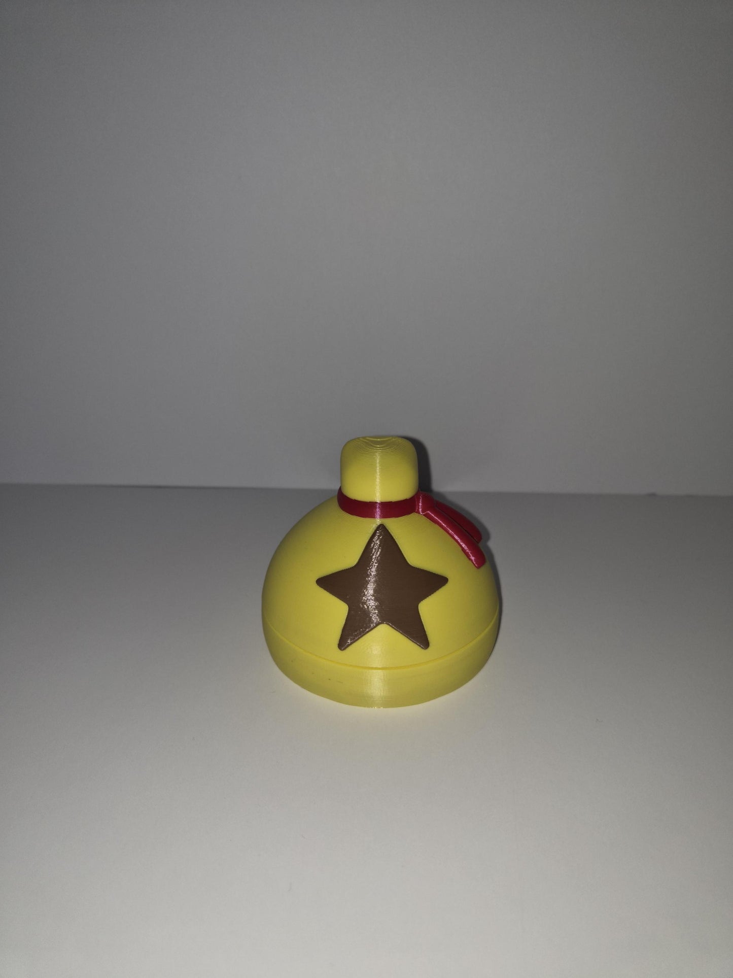 Coin pouch case closed on a desk