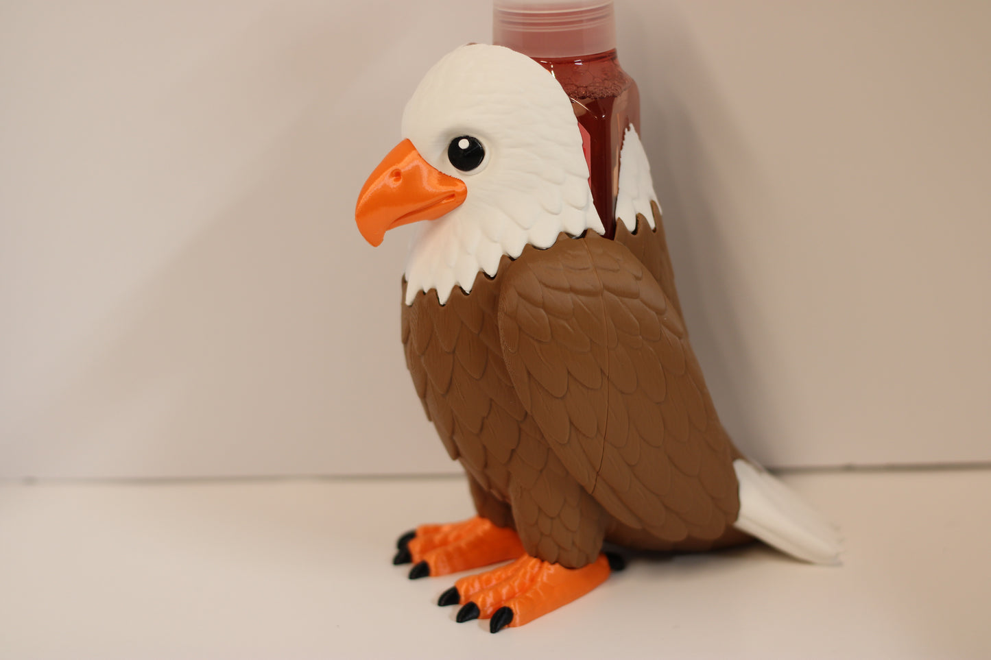 Bald Eagle Bath & Body Works Soap Holder – 3D Printed Patriotic Bottle Cozy