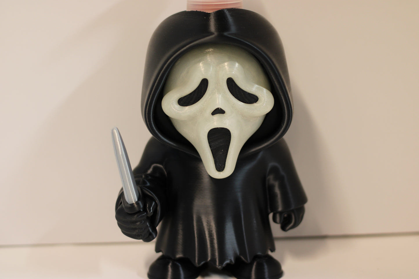 Ghostface Bath & Body Works Soap Holder – Glow-in-the-Dark 3D Printed Horror Bottle Cozy
