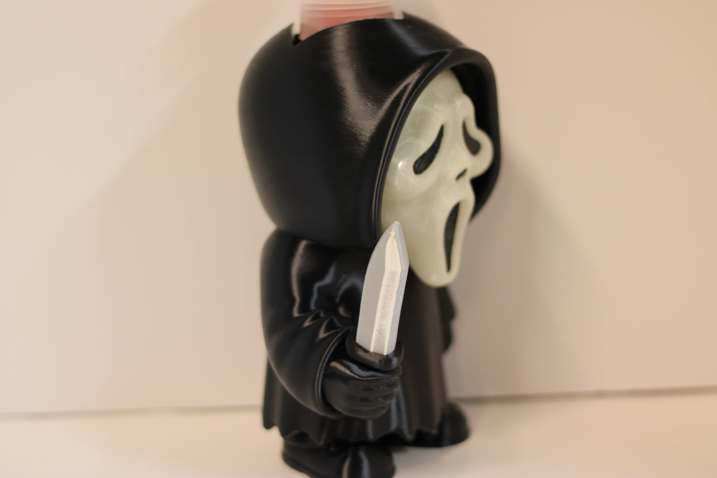 Ghostface Bath & Body Works Soap Holder – Glow-in-the-Dark 3D Printed Horror Bottle Cozy