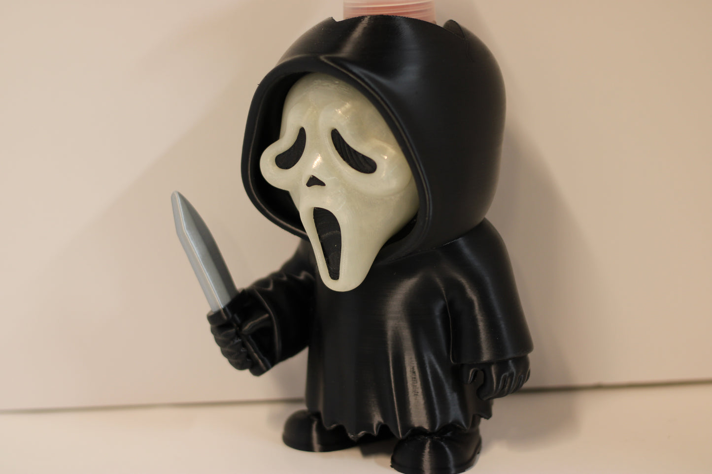 Ghostface Bath & Body Works Soap Holder – Glow-in-the-Dark 3D Printed Horror Bottle Cozy