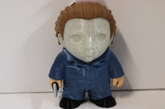 Michael Myers Bath & Body Works Soap Holder – Glow-in-the-Dark 3D Printed Horror Bottle Cozy