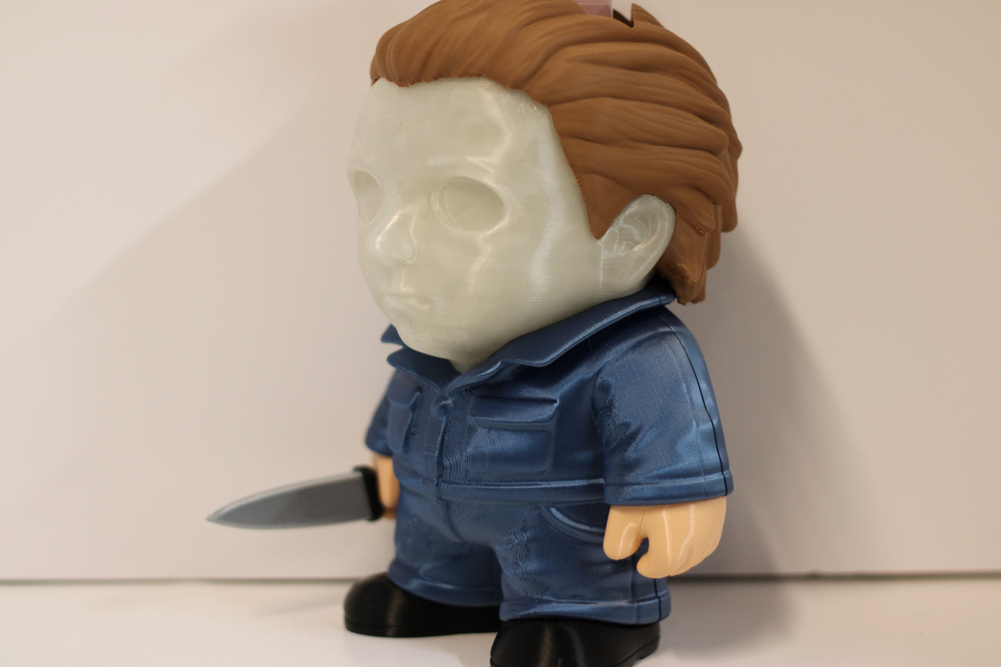 Michael Myers Bath & Body Works Soap Holder – Glow-in-the-Dark 3D Printed Horror Bottle Cozy