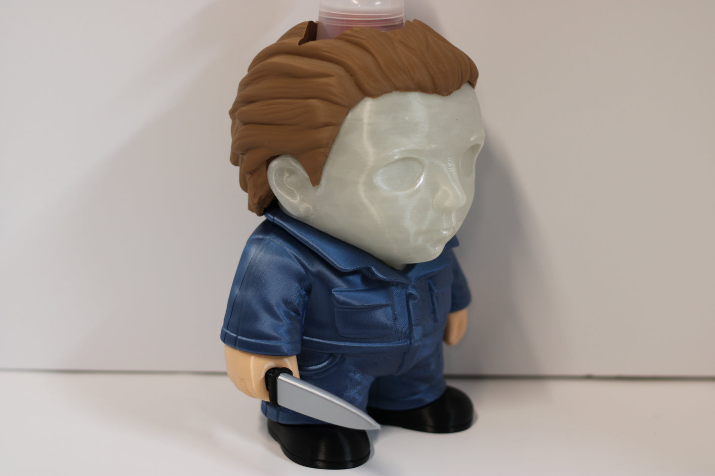 Michael Myers Bath & Body Works Soap Holder – Glow-in-the-Dark 3D Printed Horror Bottle Cozy