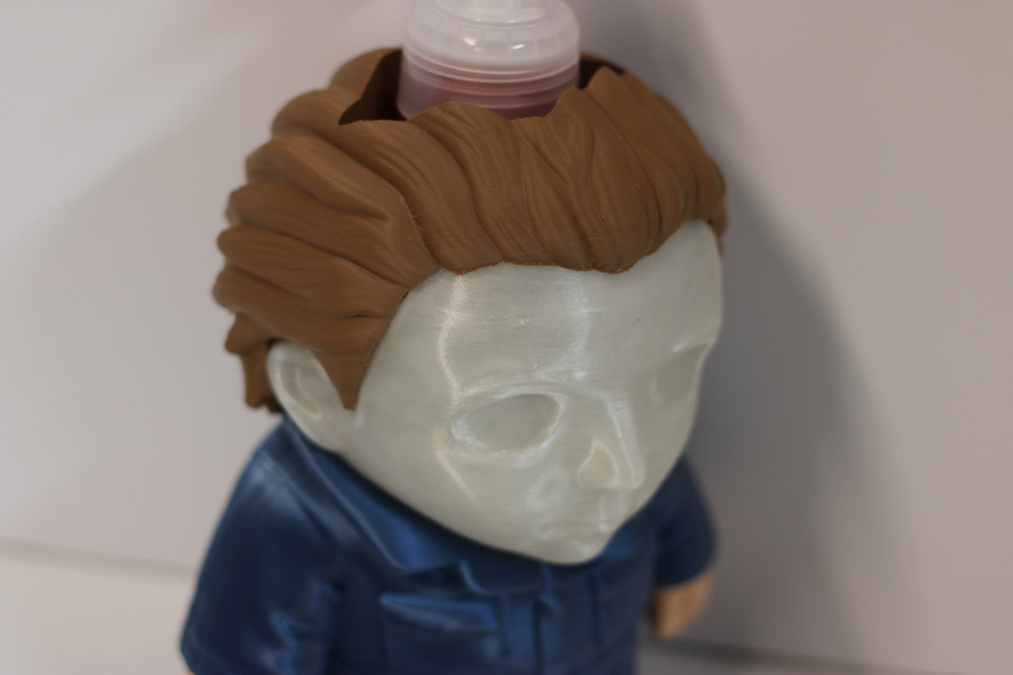 Michael Myers Bath & Body Works Soap Holder – Glow-in-the-Dark 3D Printed Horror Bottle Cozy