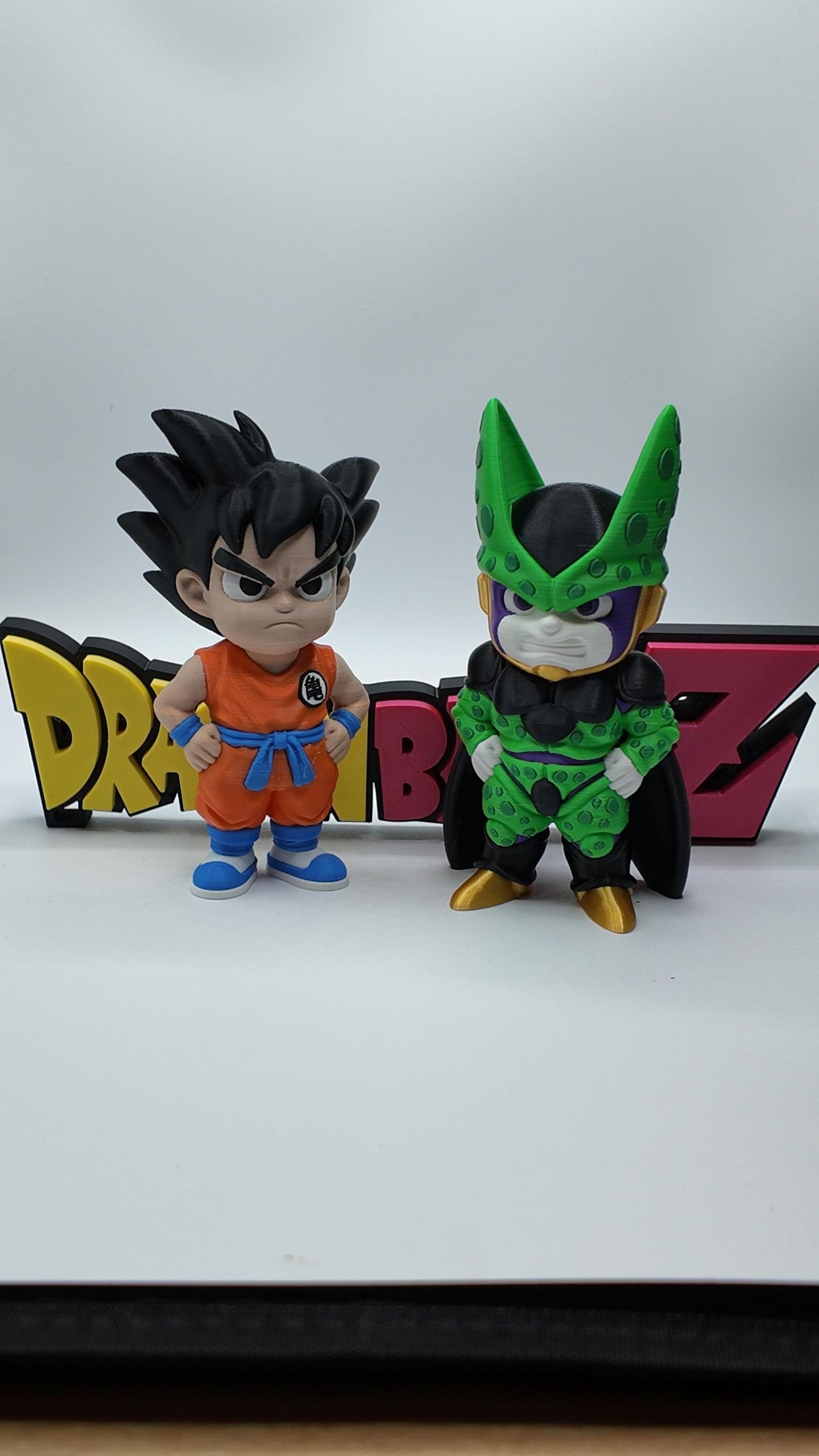 Dragonball inspired figures and sign display set