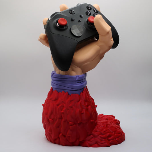 Orange gi fist controller stand