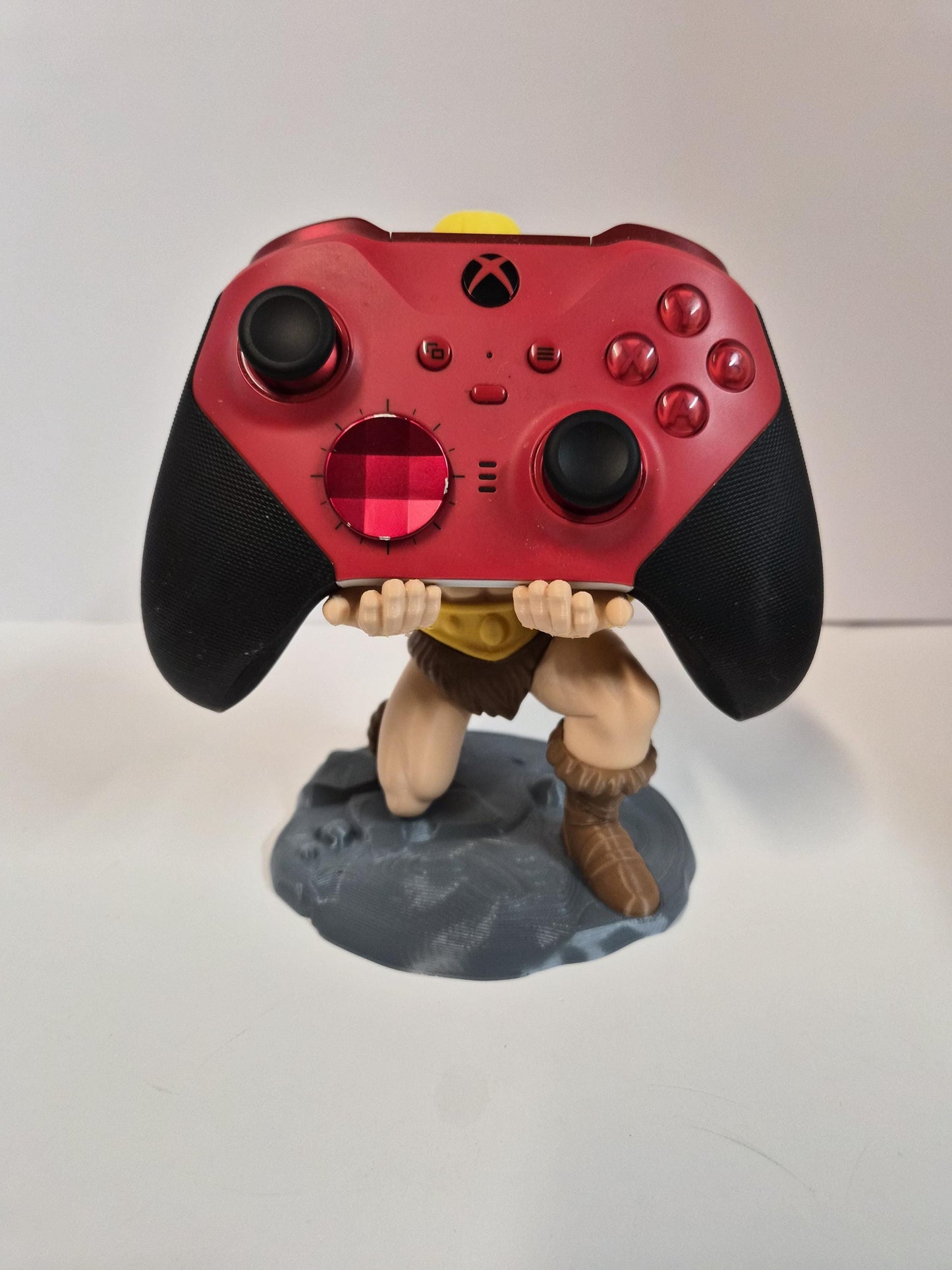 Side view of the barbarian controller stand