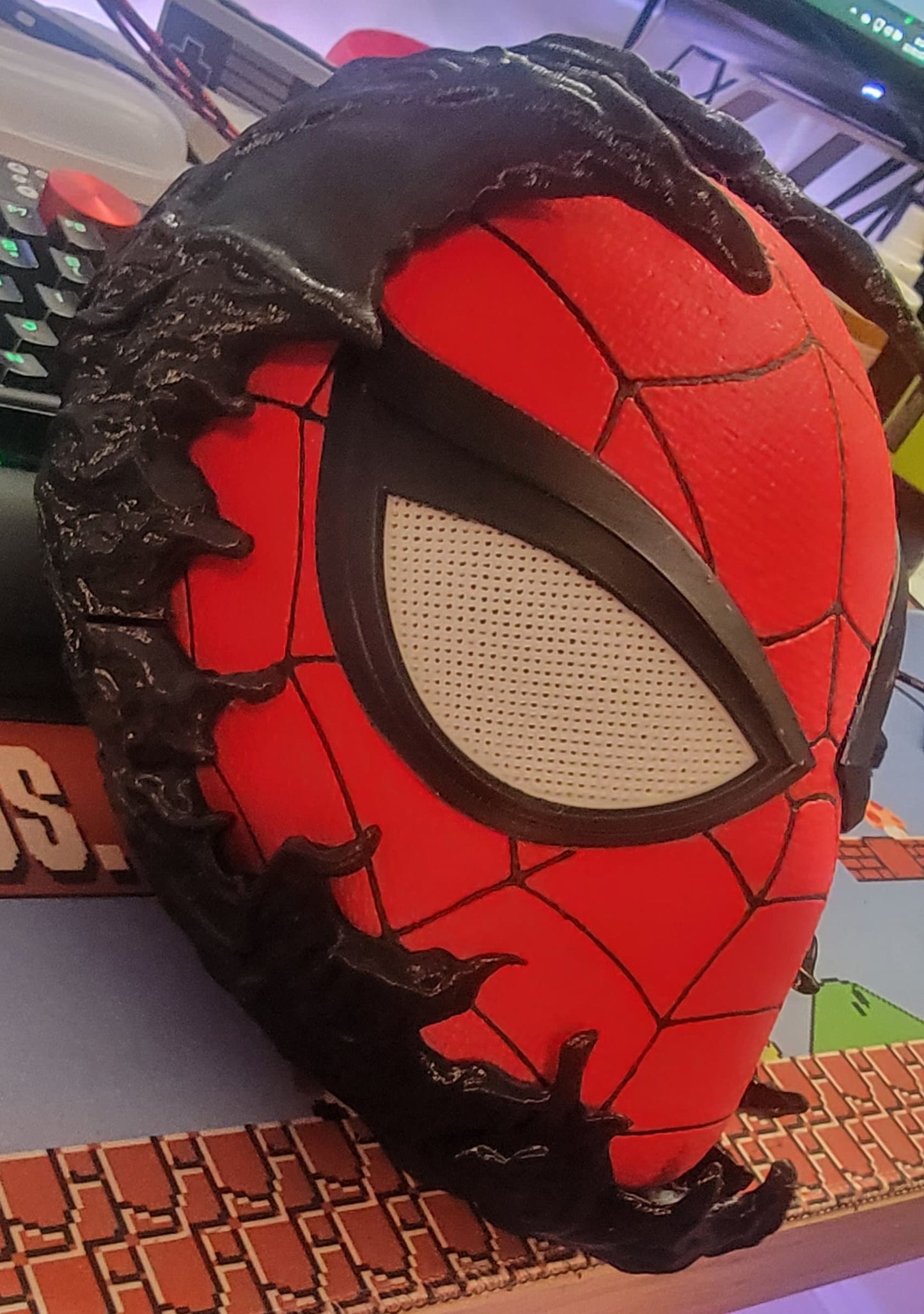 3d Printed Spiderman Helmet